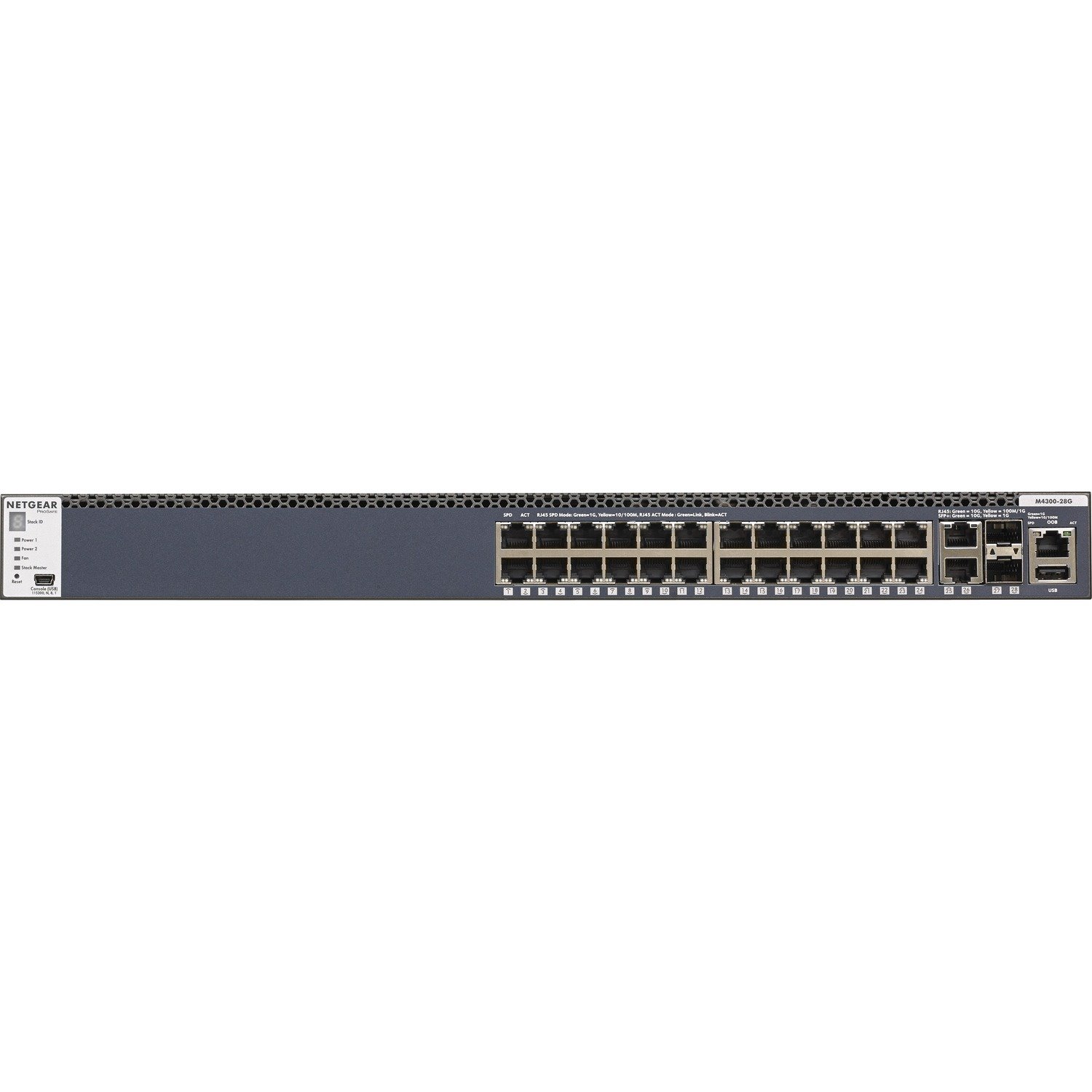 Netgear ProSafe M4300-28G (GSM4328S) 26 Ports Manageable Layer 3 Switch