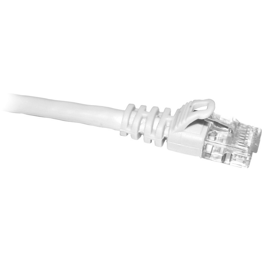CP Technologies Cat5E 350MHZ Molded Snagless Patch Cable, White, 25FT