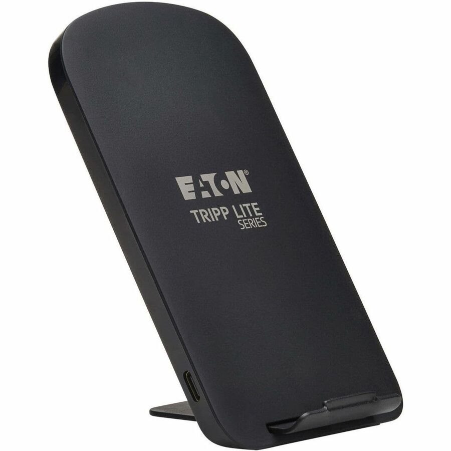 Eaton Tripp Lite Series Wireless Charging Travel Stand - 15W Fast Charging, Qi Compatible, Apple and Samsung Compatible, Black