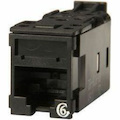 Ortronics Clarity High Density Jack (HDJ) CAT6, T568A/B, Black, 25 Pack