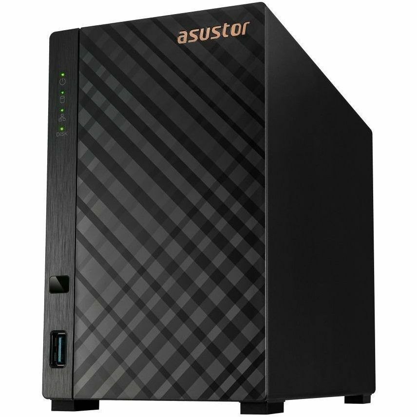 Asustor Gen2 2-Bay Nas 3.5"(0/2), QC-1.7GHz, 1GB, 2.5G Lan(1), TWR, 3YR