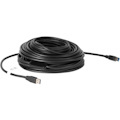 Vaddio 20m USB 3.0 A to USB B Cable - Active USB Cable - Black