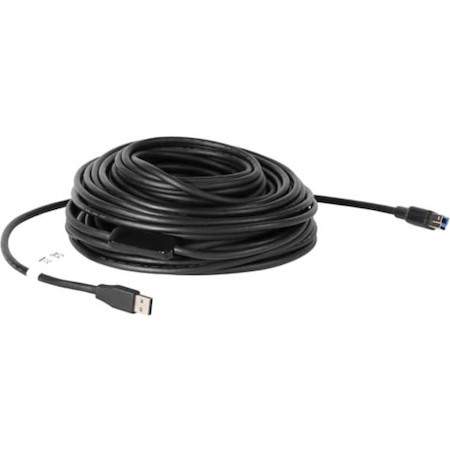 Vaddio 20m USB 3.0 A to USB B Cable - Active USB Cable - Black