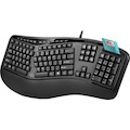 Adesso AKB-150SB-TAA Keyboard - Cable Connectivity - USB Interface - English (US) - Black - TAA Compliant