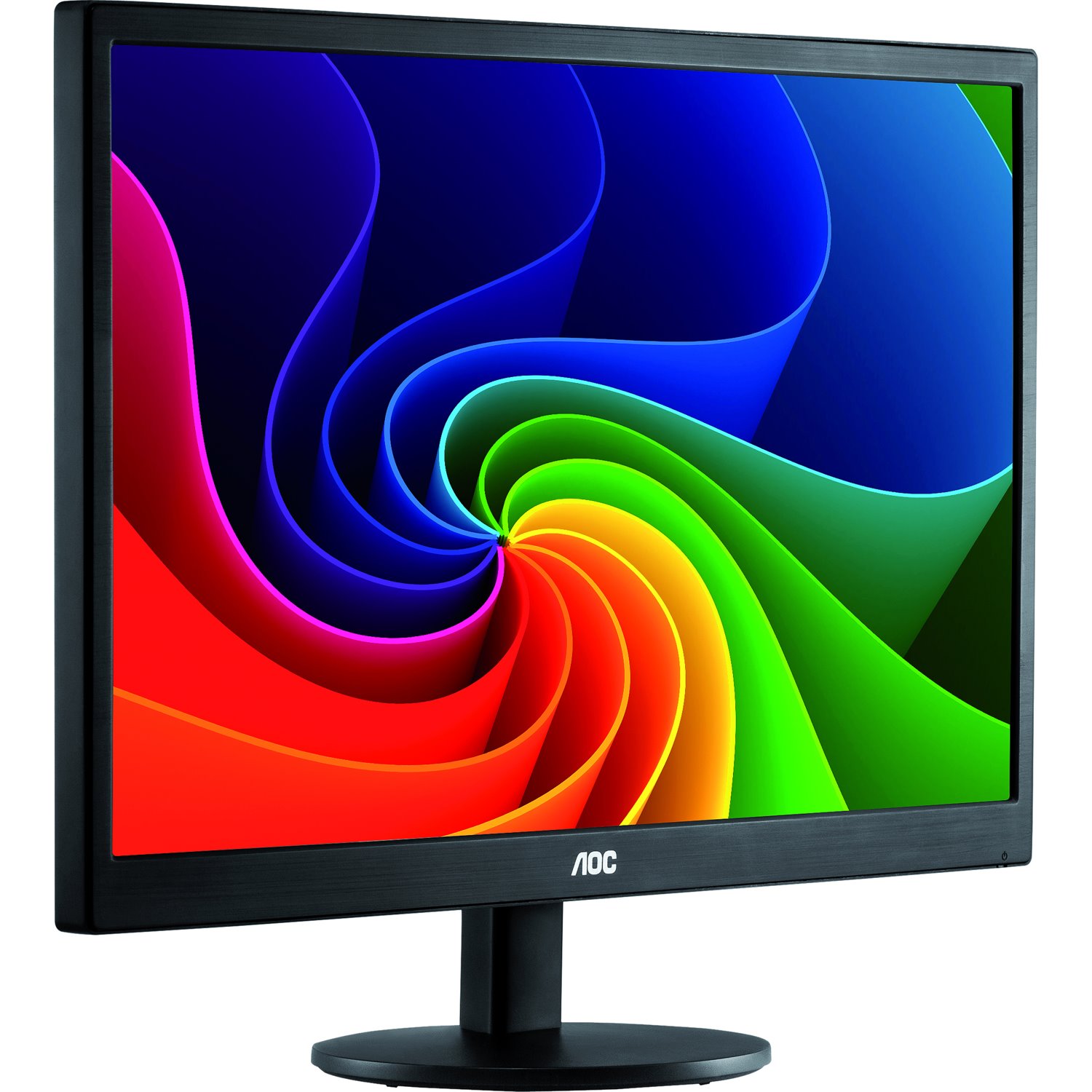 AOC Basic E970SWN 19" Class WXGA LCD Monitor - 16:9 - Black