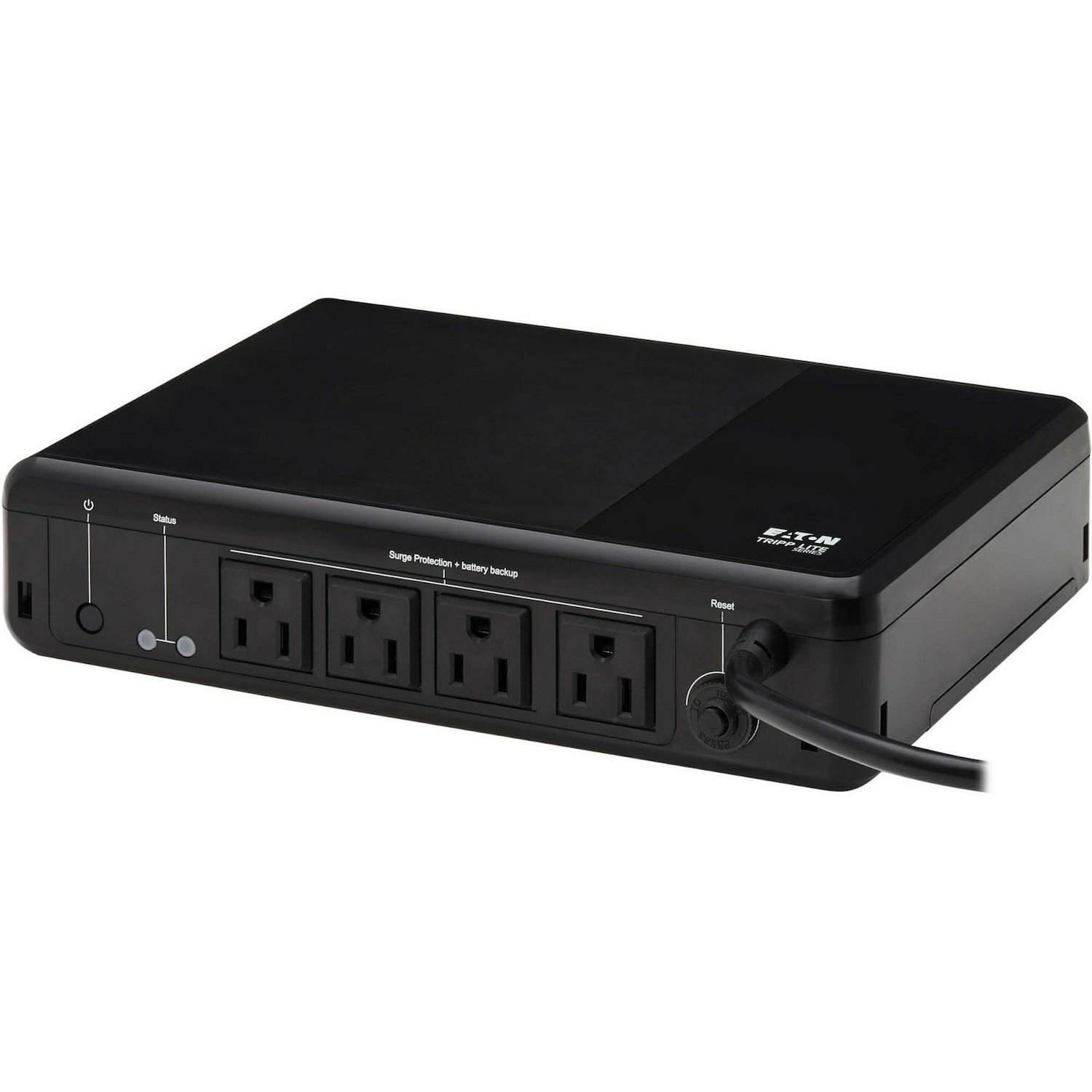 Eaton Tripp Lite Series 600VA 300W 120V Standby UPS - 4 NEMA 5-15R Outlets (Surge + Battery Backup), 5-15P Plug, Desktop