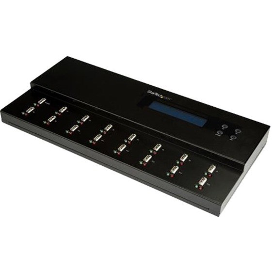 StarTech.com Standalone 1 to 15 USB Thumb Drive Duplicator/Eraser, USB Flash Drive Copier/Cloner, Sector-by-Sector Copy, Sanitizer, TAA