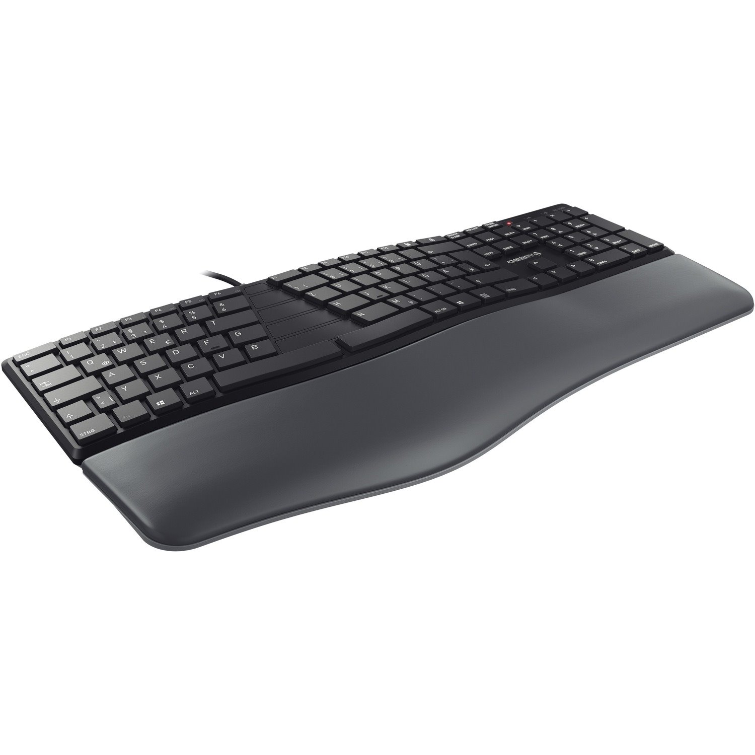 CHERRY ERGO KC 4500 Keyboard - Cable Connectivity - USB Interface - English (US) - Black