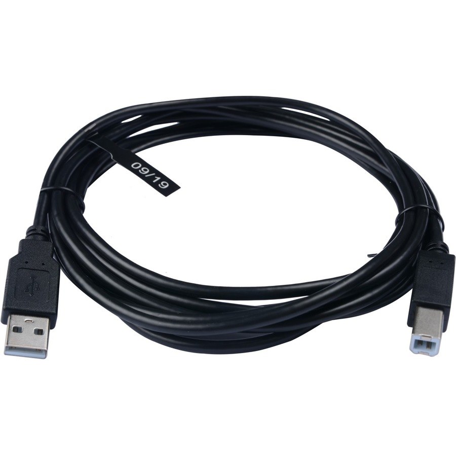 V7 USB A Male to USB B Male Cable USB 2.0 480 Mbps 3m/10ft Black