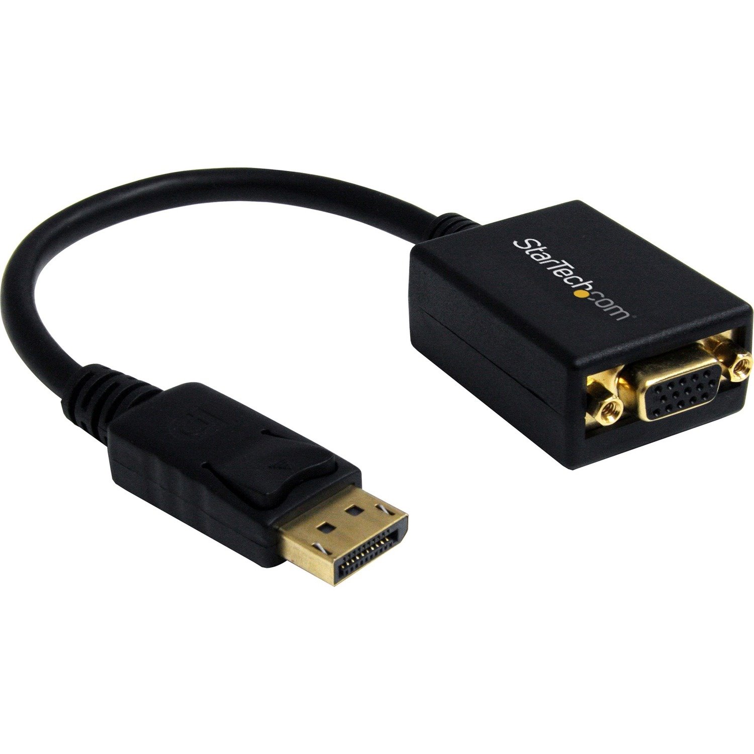 StarTech.com DisplayPort to VGA Adapter, Active DP to VGA Converter, 1080p Video DP to VGA Monitor Adapter Dongle, DisplayPort Certified