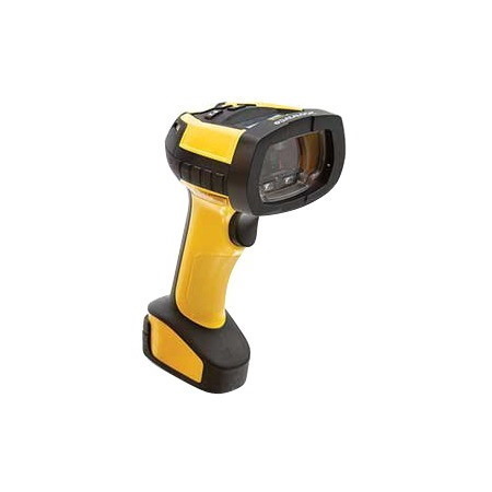 Datalogic PowerScan PM9600-HP Industrial, Warehouse, Logistics, Inventory Handheld Barcode Scanner Kit - Wireless Connectivity - Black, Yellow