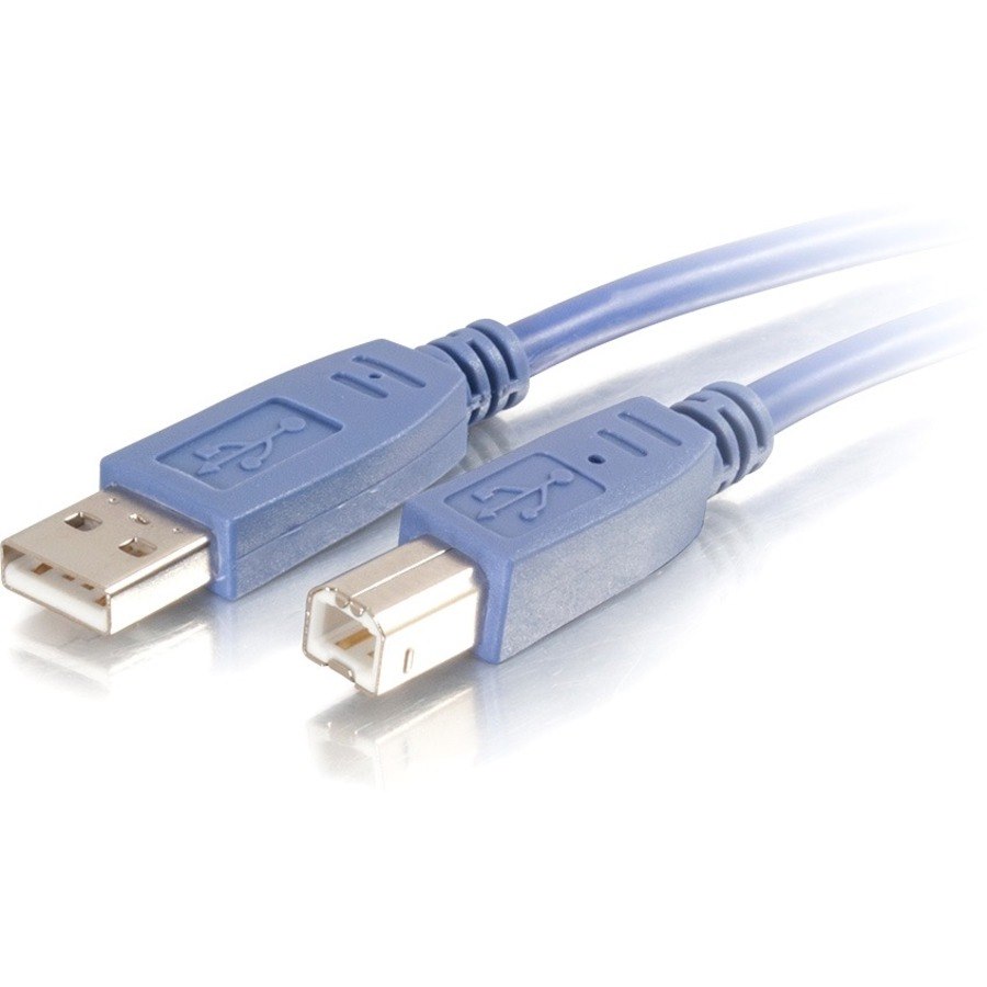 C2G 3m USB 2.0 A/B Cable - Purple