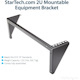 StarTech.com 2U 19in Steel Vertical Wall Mount Equipment Rack Bracket~