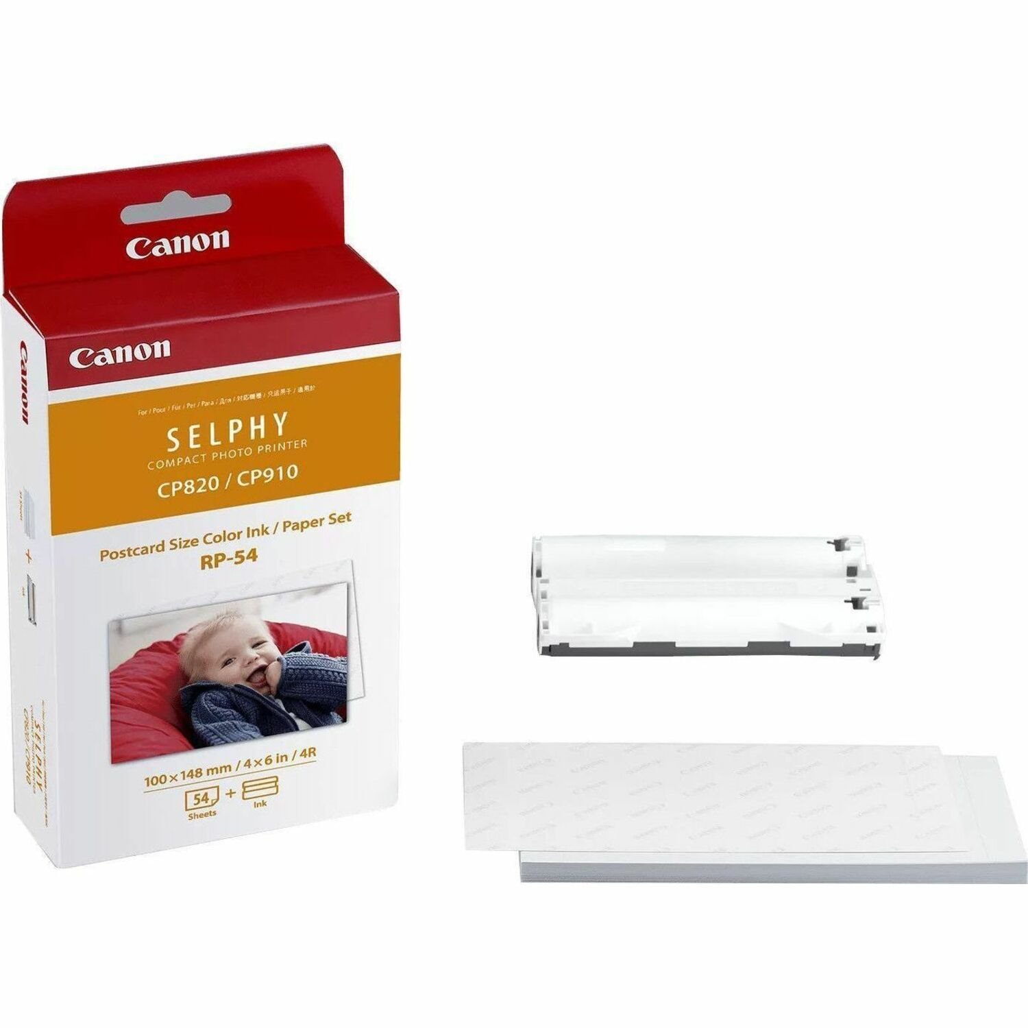 Canon RP-54 High-Capacity Color Ink/Paper Set