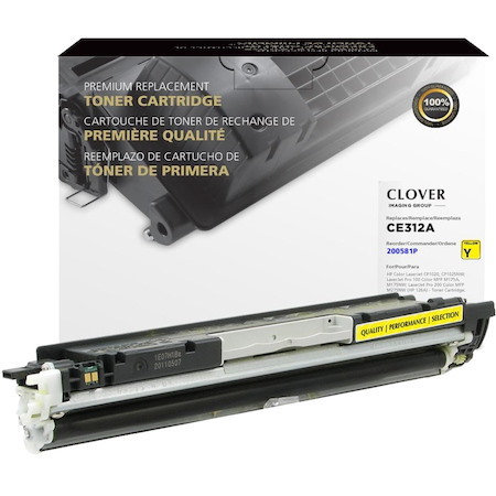 Clover Imaging Remanufactured Yellow Toner Cartridge for HP 126A (CE312A)