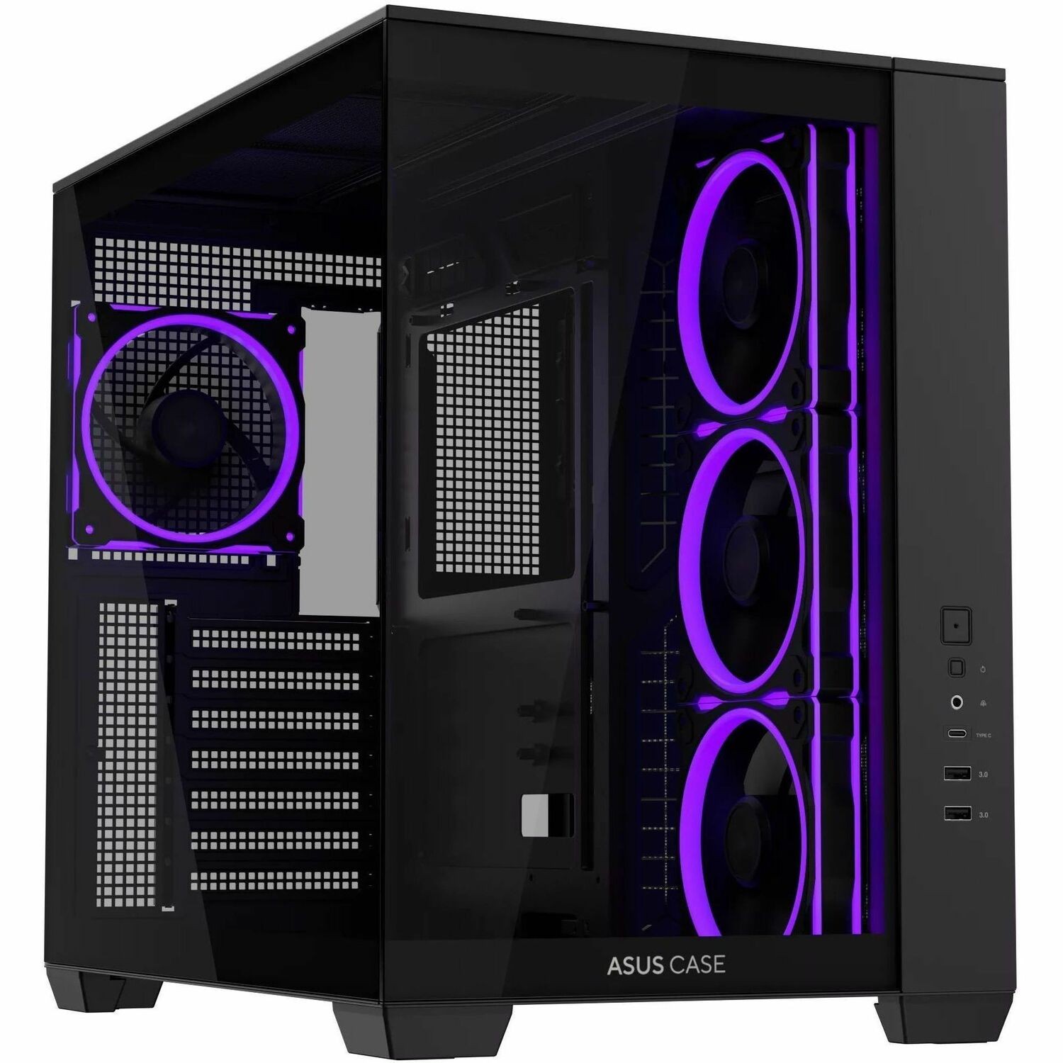 Asus ASUS A32 PLUS Case Computer Case - ATX Motherboard Supported - Tempered Glass - Black