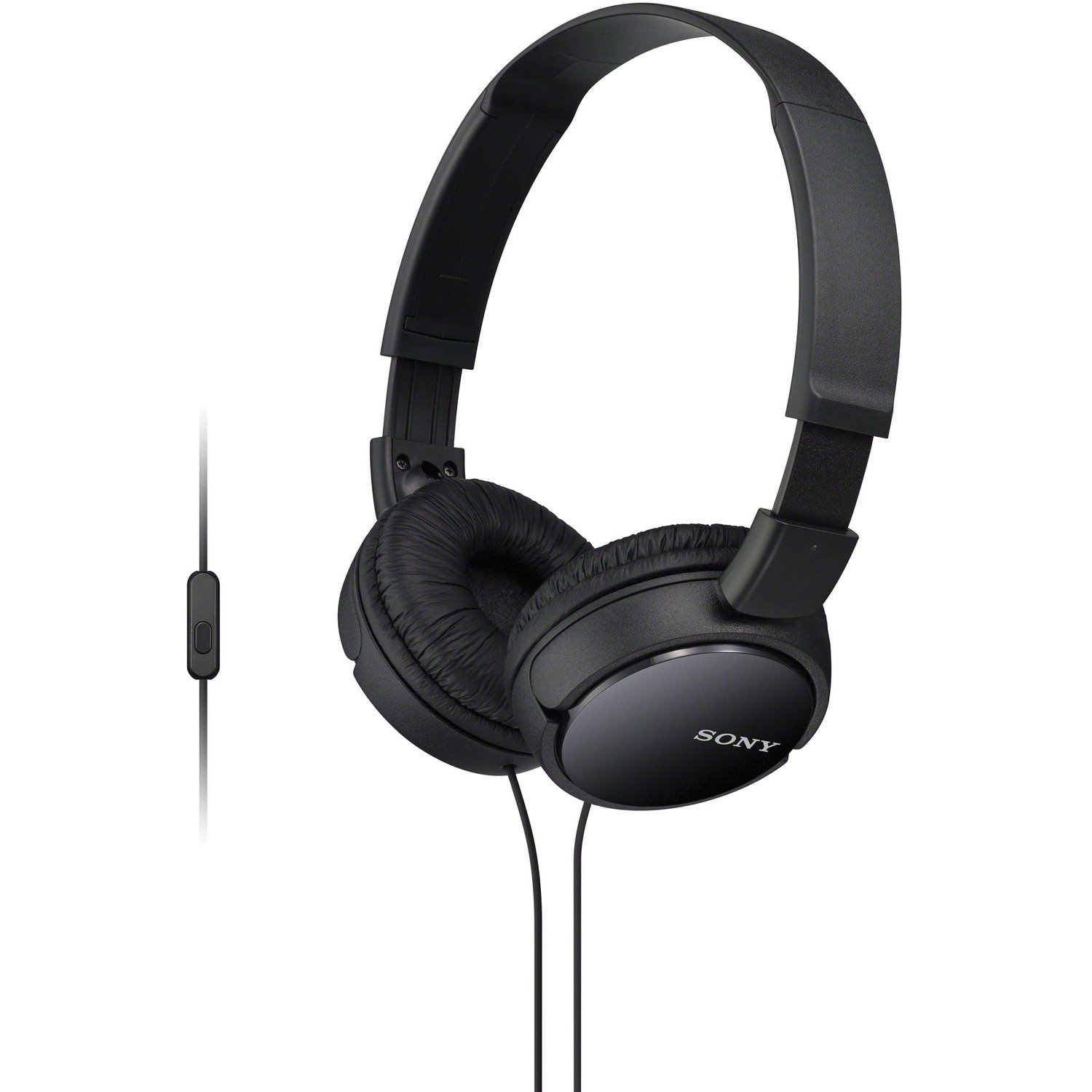 Sony MDR-ZX110/B Wired Over-the-head Binaural Stereo Headphone - Black