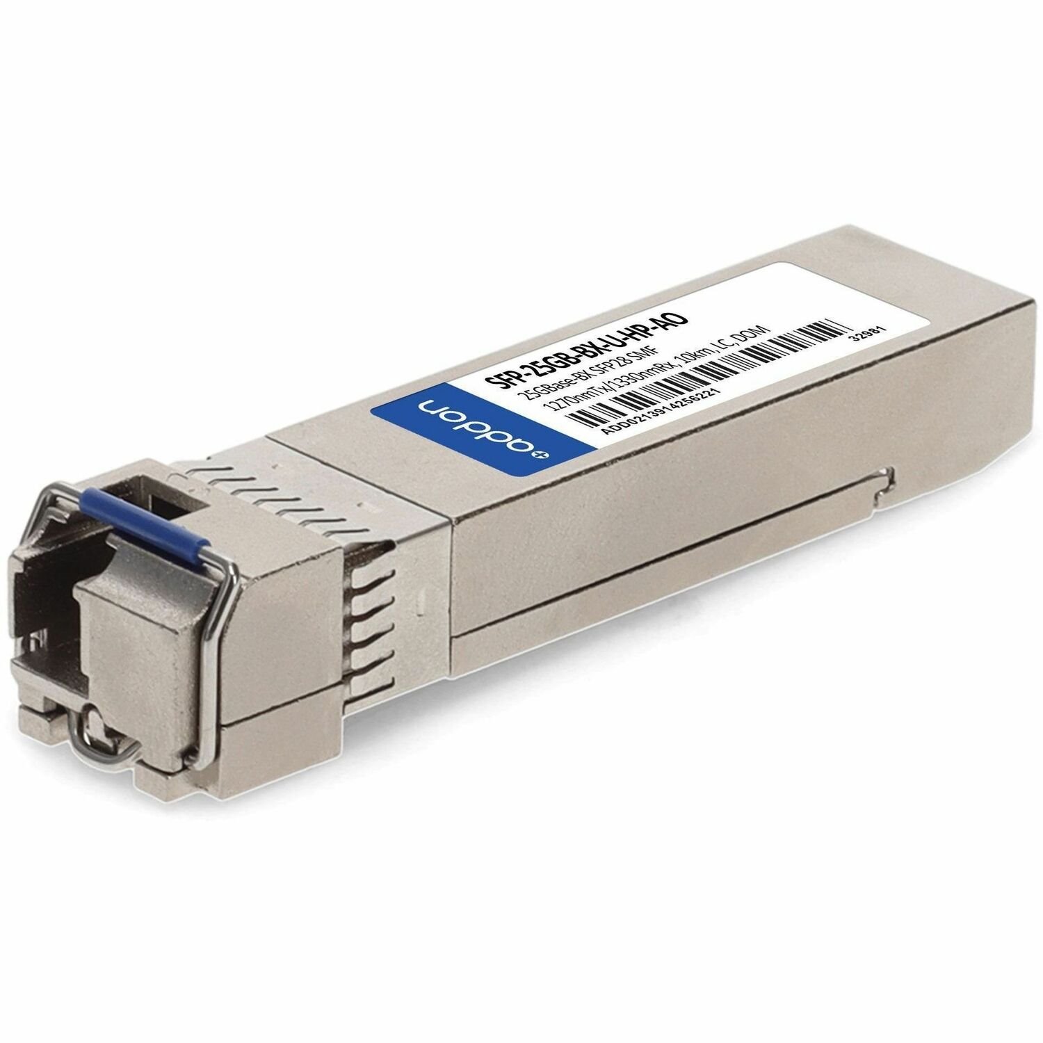 AddOn HP Compatible TAA 25GBase-BX SFP28 Transceiver (SMF, 1270nmTx/1330nmRx, 10km, LC, DOM)
