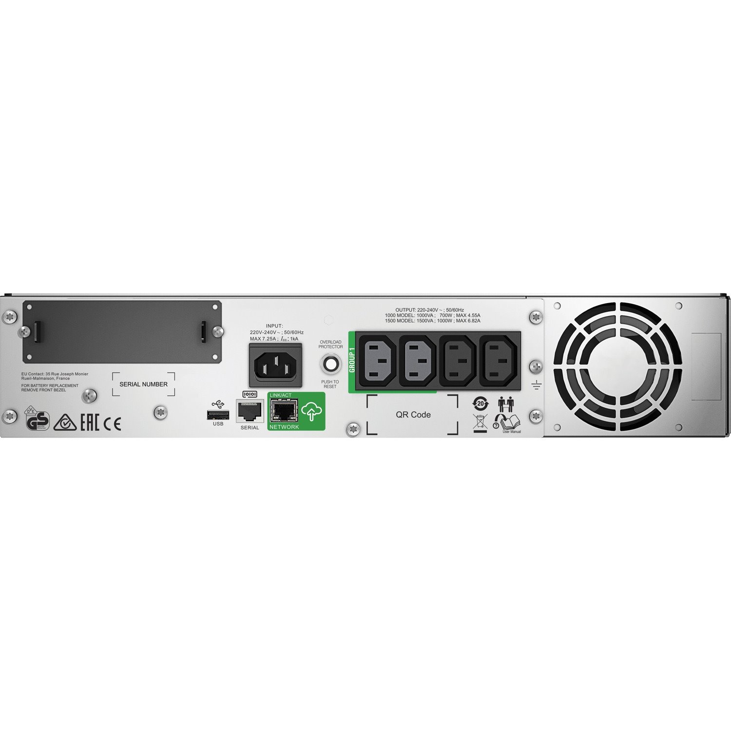 APC by Schneider Electric Smart-UPS 1500VA LCD RM 2U 230V with SmartConnect