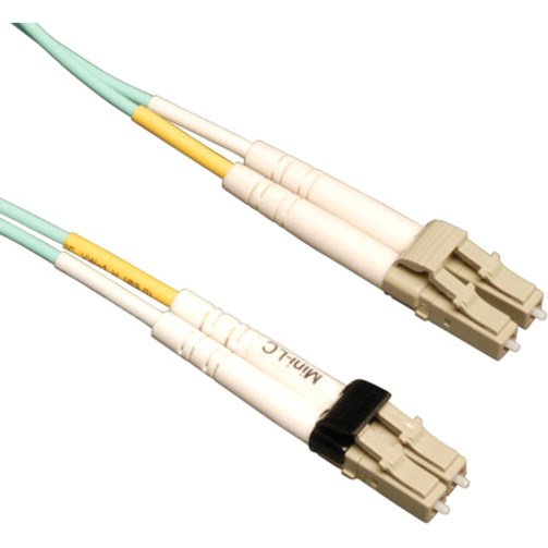 Eaton Tripp Lite Series 10Gb Duplex Multimode 50/125 OM3 LSZH Fiber Patch Cable (Mini-LC / LC) - Aqua, 2M (6 ft.)