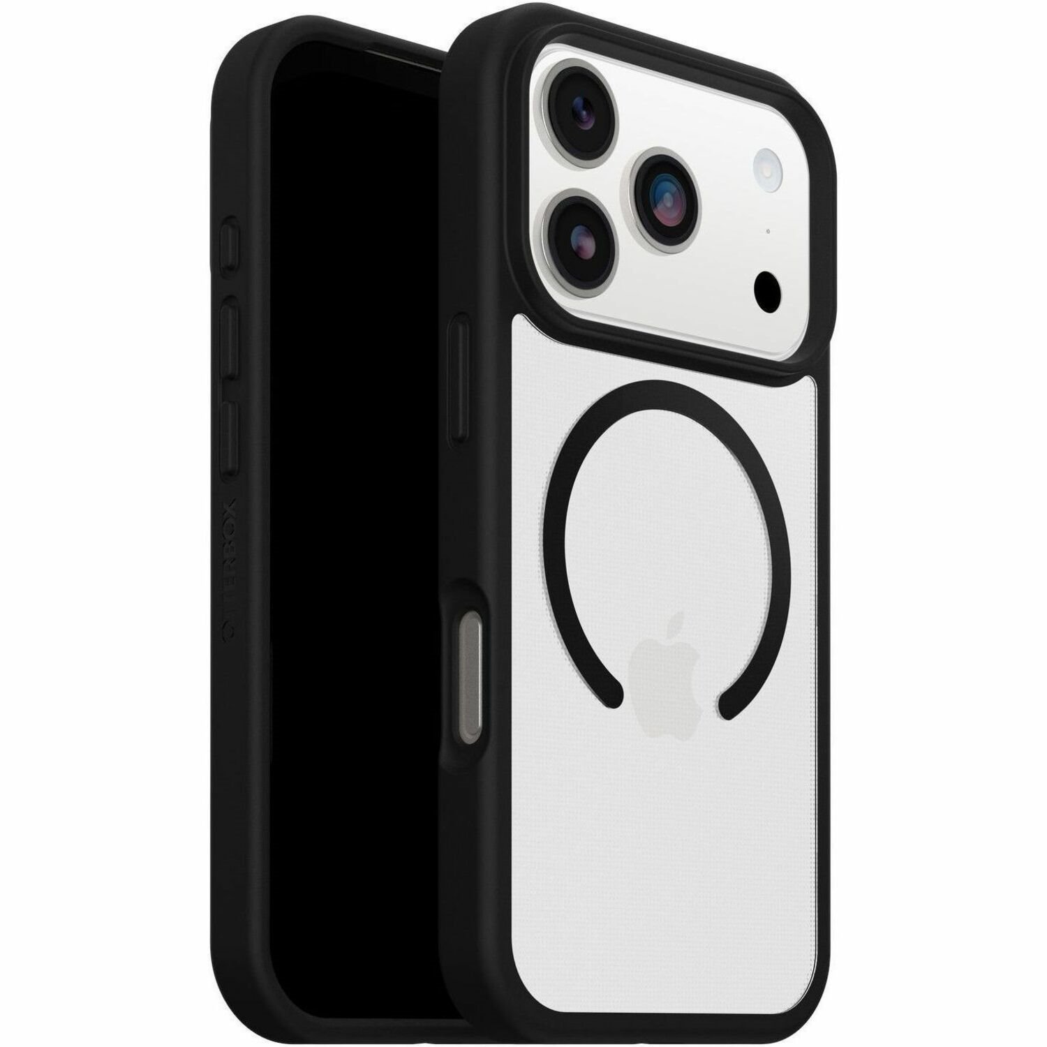 OtterBox React Case for Apple iPhone 17 Pro Smartphone - Black Crystal (Clear/Black) - Retail
