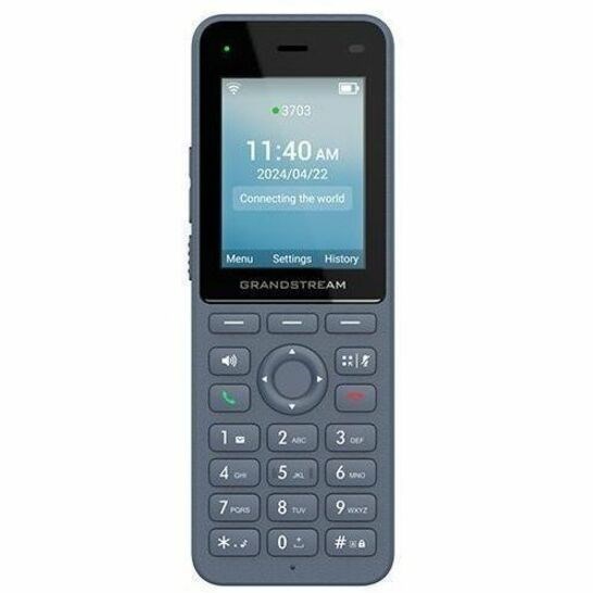 Grandstream WP826 IP Phone - Cordless - Cordless - Wi-Fi, Bluetooth - 4 Multiple Conferencing - Wall Mountable