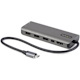 StarTech.com USB C Multiport Adapter, USB-C to HDMI or mDP 4K 60Hz, 100W PD Pass-Through, 4x 10Gbps USB, USB Type-C Mini Dock, w/12" Cable