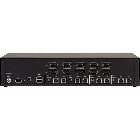Black Box Secure NIAP 4.0 Certified KVM Switch - FlexPort HDMI/DisplayPort