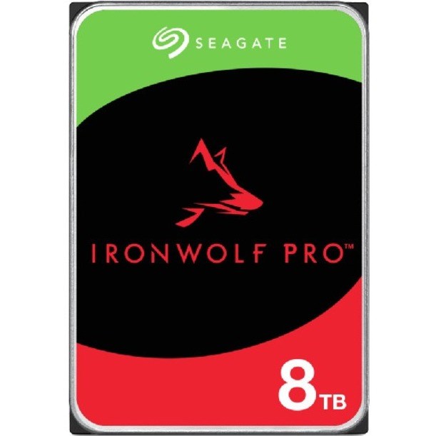 Seagate IronWolf Pro ST8000NT001 8 TB Hard Drive - 3.5" Internal - SATA (SATA/600) - Conventional Magnetic Recording (CMR) Method