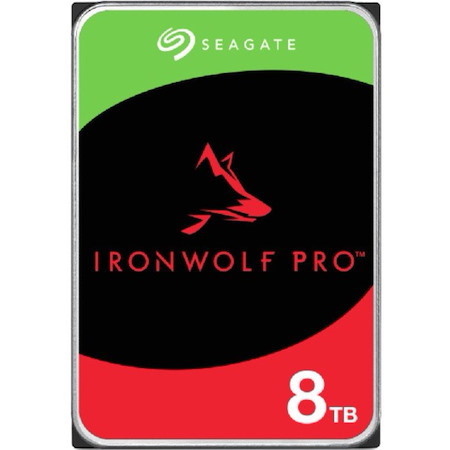 Seagate IronWolf Pro ST8000NT001 8 TB Hard Drive - 3.5" Internal - SATA (SATA/600) - Conventional Magnetic Recording (CMR) Method