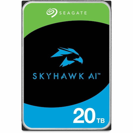 Seagate SkyHawk AI ST20000VE003 20 TB Hard Drive - 3.5" Internal - SATA (SATA/600) - Conventional Magnetic Recording (CMR) Method