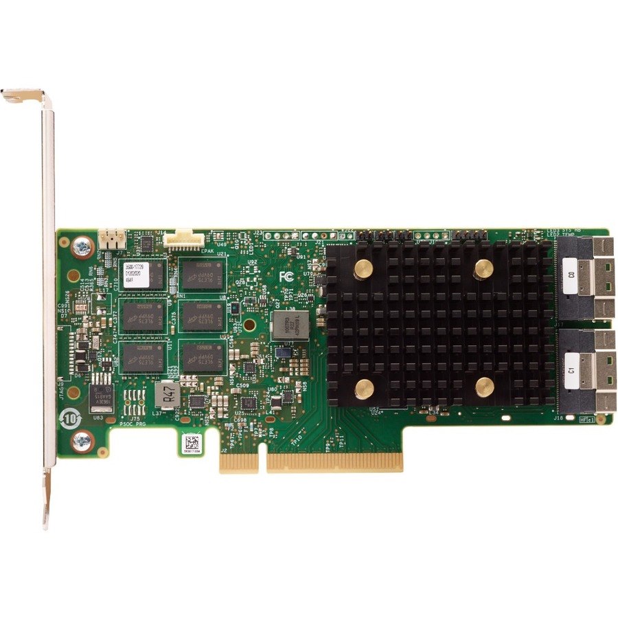 Lenovo RAID 940-16i SAS Controller - 12Gb/s SAS - PCI Express 4.0 x8 - 8 GB Flash Backed Cache - Plug-in Card