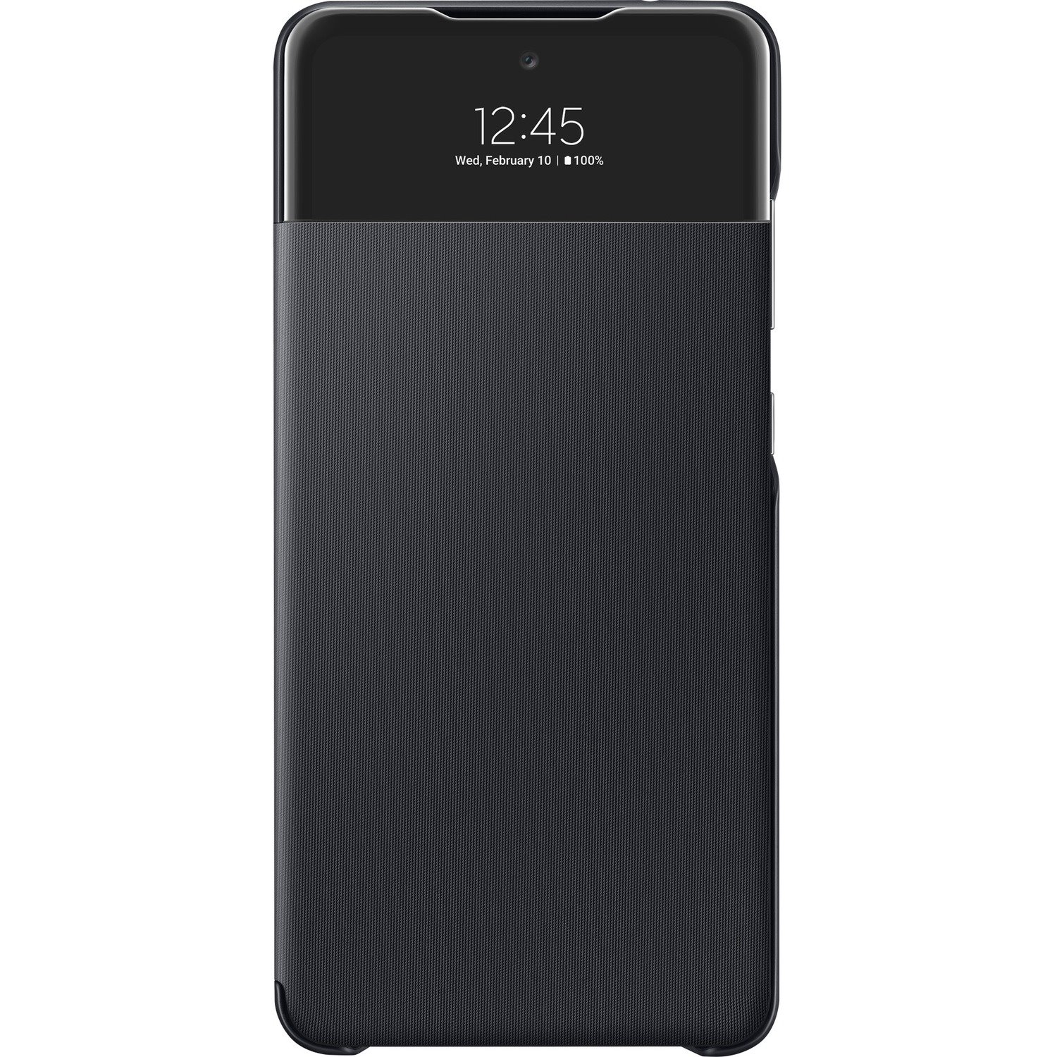 Samsung S View Carrying Case (Wallet) Samsung Galaxy A72 Smartphone - Black