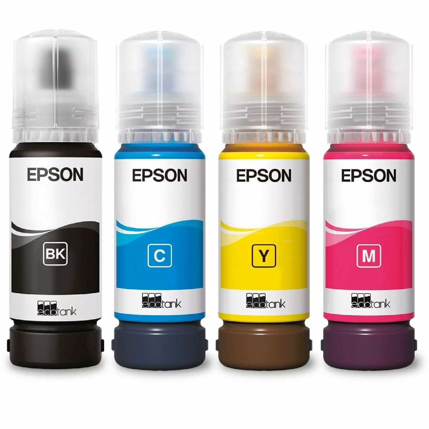 Epson EcoTank 103 Refill Ink Bottle - Black, Cyan, Magenta, Yellow - Inkjet