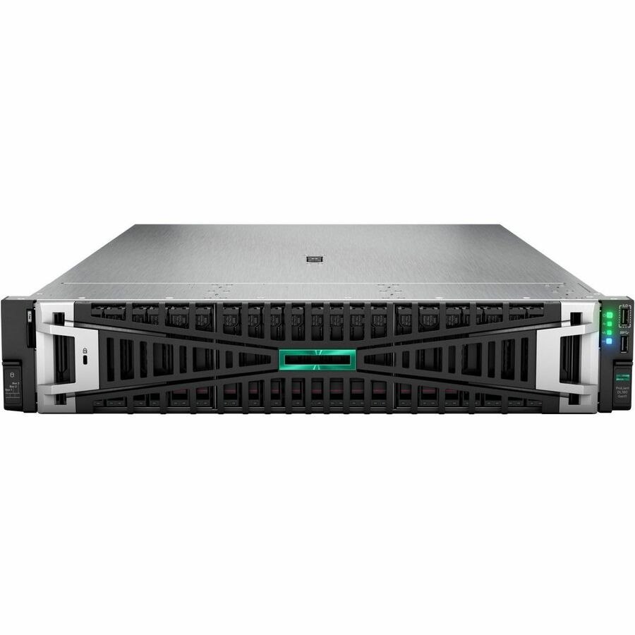 HPE ProLiant DL380 G11 2U Rack Server - 1 Xeon Gold 6430 2.10 GHz - 64 GB RAM - Serial ATA Controller