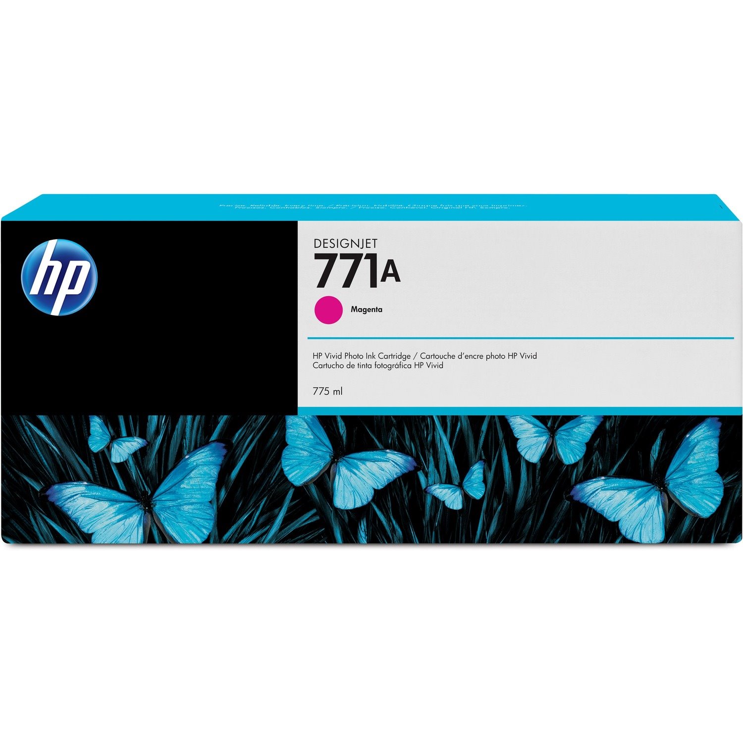 HP 771A (B6Y17A) Original Inkjet Ink Cartridge - Single Pack - Magenta - 1 Each