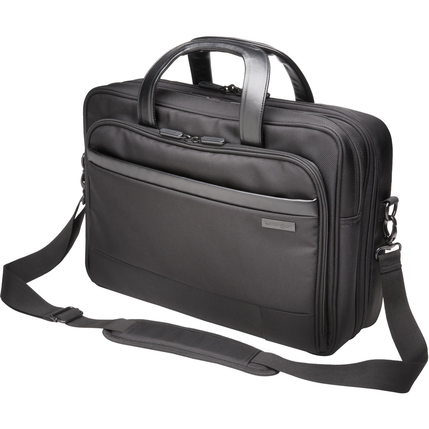 Kensington Contour 2.0 Draagtas/-koffer (Briefcase) voor 24,6 cm (9,7") naar 39,6 cm (15,6") Notebook, Tablet-pc, Credit Card, Paspoort - Zwart