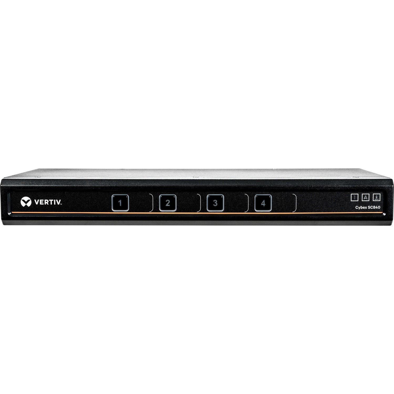 VERTIV Cybex SC840 Secure 4-Port KVM Switch, Single-Head DVI-I (dual-link)