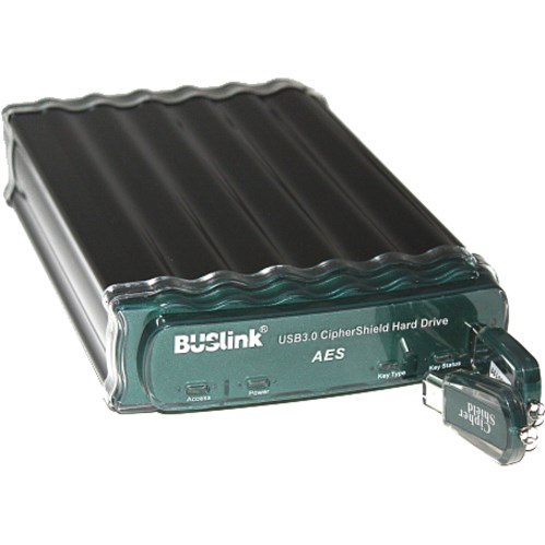 Buslink CipherShield CSE-4T-SU3 4 TB Hard Drive - External - SATA