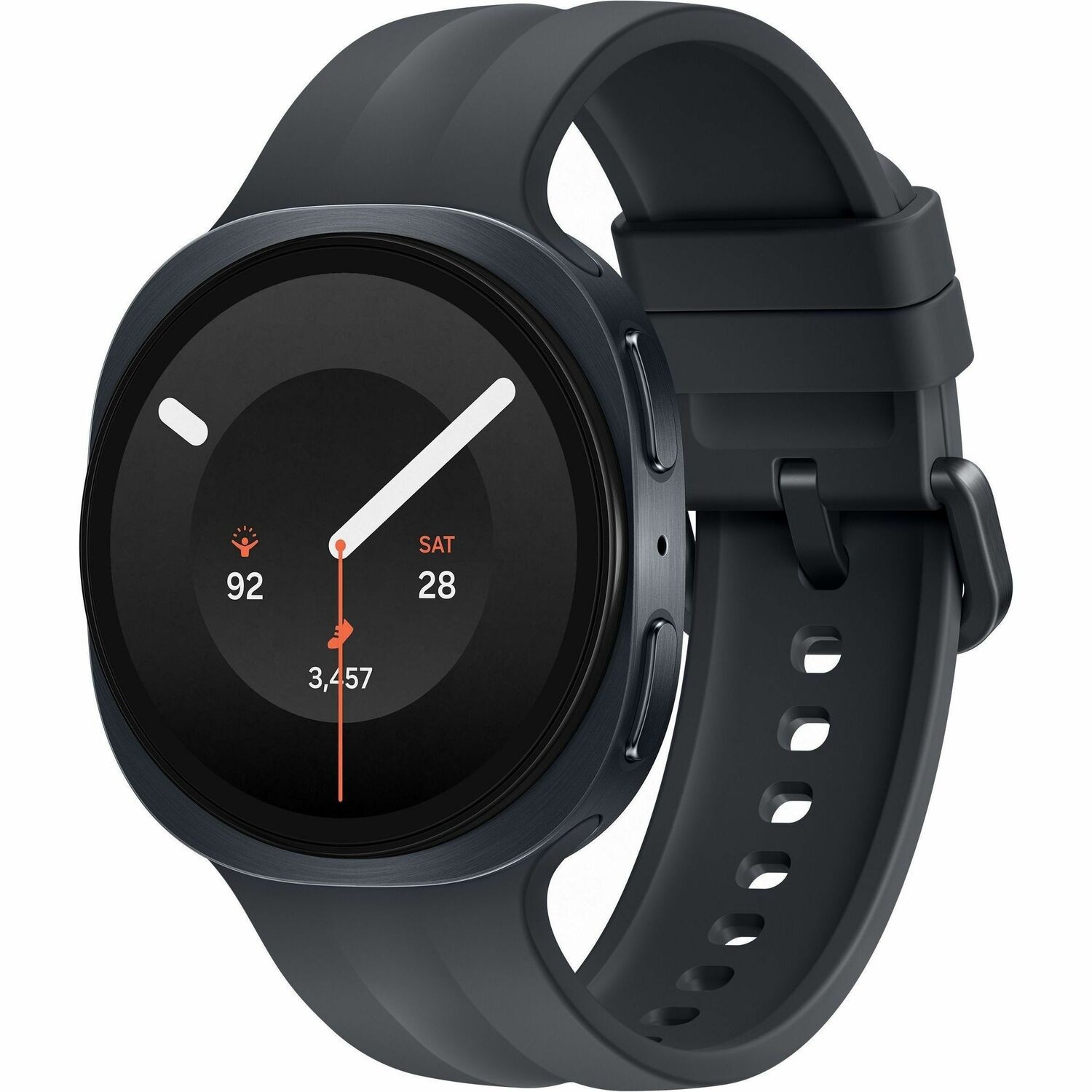 Samsung Galaxy Watch9 SM-L345F Smart Watch - 42.70 mm Case Height - 40.40 mm Case Width - Graphite Body Color - Black Band Color - Armor Aluminum Case Material - Wireless LAN - 4G - LTE, UMTS