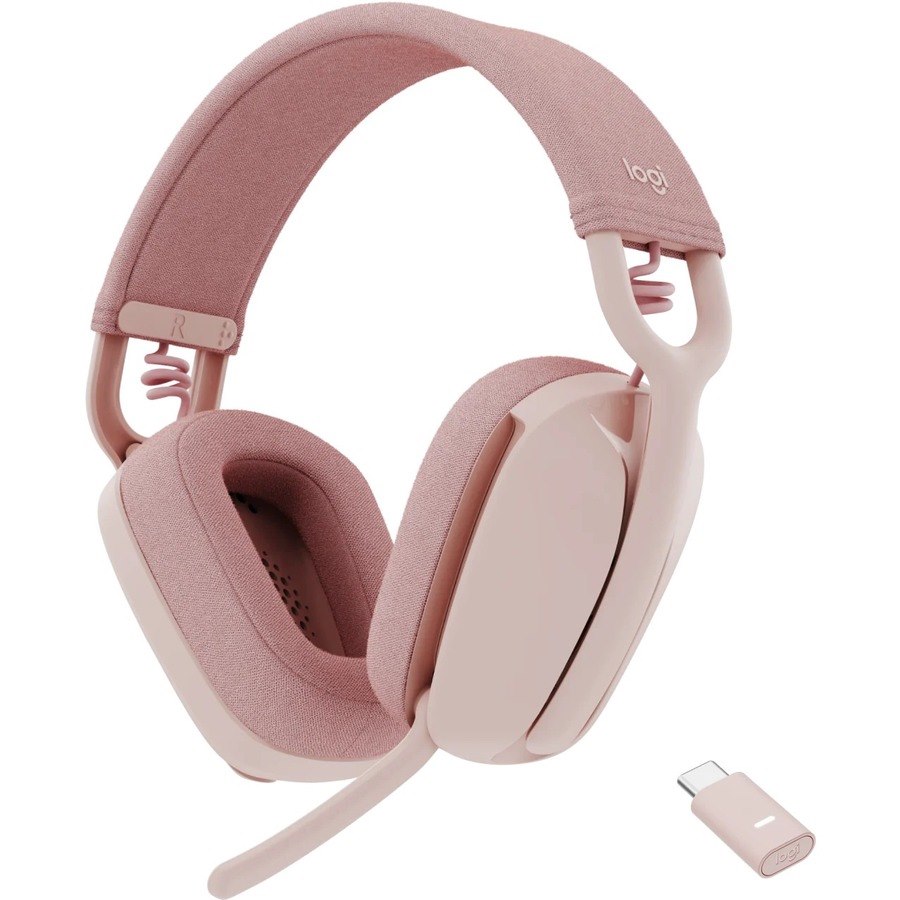 Logitech Zone Vibe Wireless Over-the-ear, Over-the-head Stereo Headset - Pink