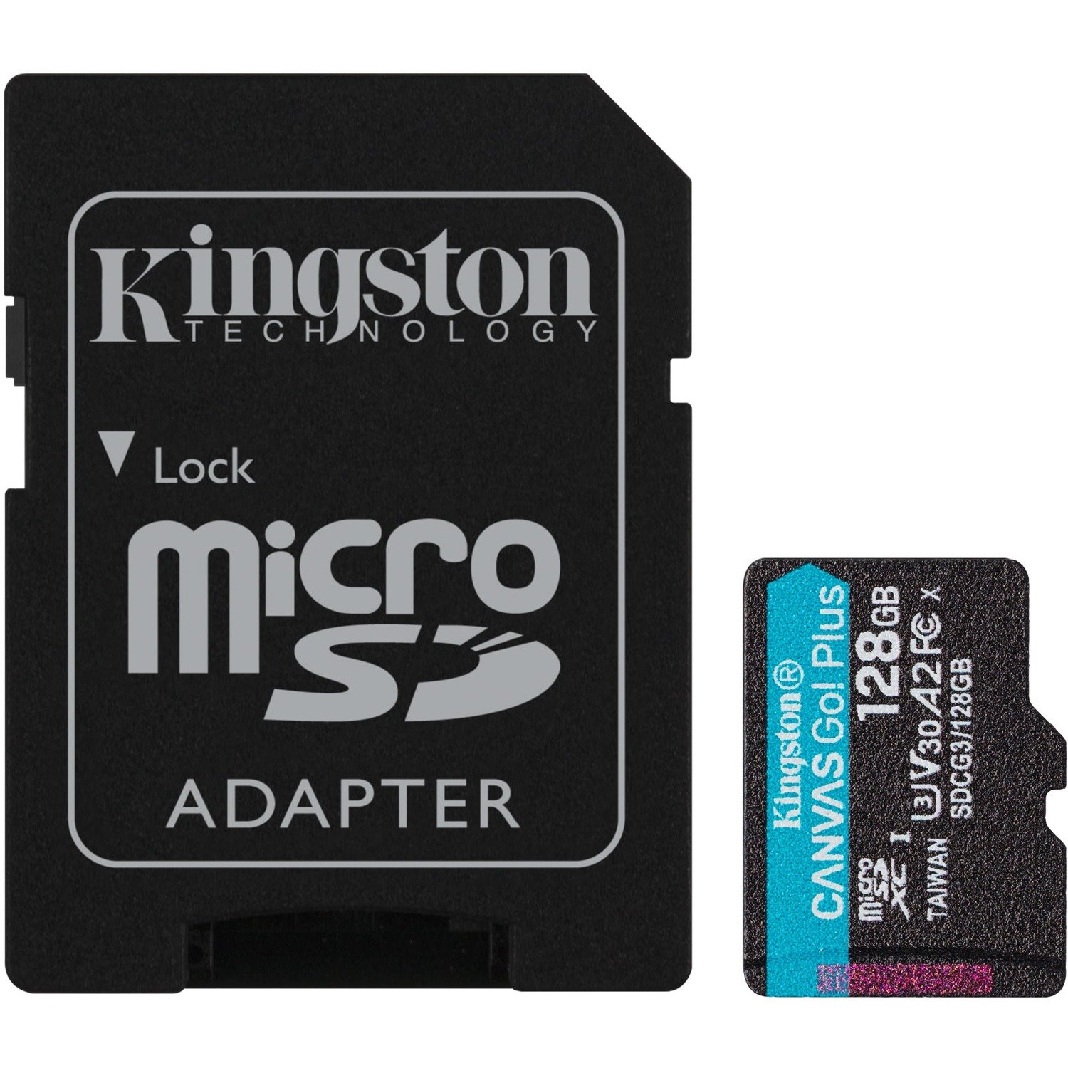 Kingston Canvas Go! Plus SDCG3 128 GB Class 10/UHS-I (U3) microSDXC