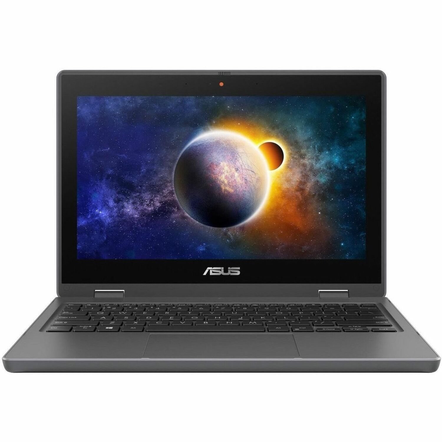 Asus BR1100F BR1100F-C41XA-3Y 29.5 cm (11.6") Touchscreen Rugged Convertible 2 in 1 Notebook - HD - Intel Celeron N4500 - 4 GB - 128 GB Flash Memory - Dark Grey