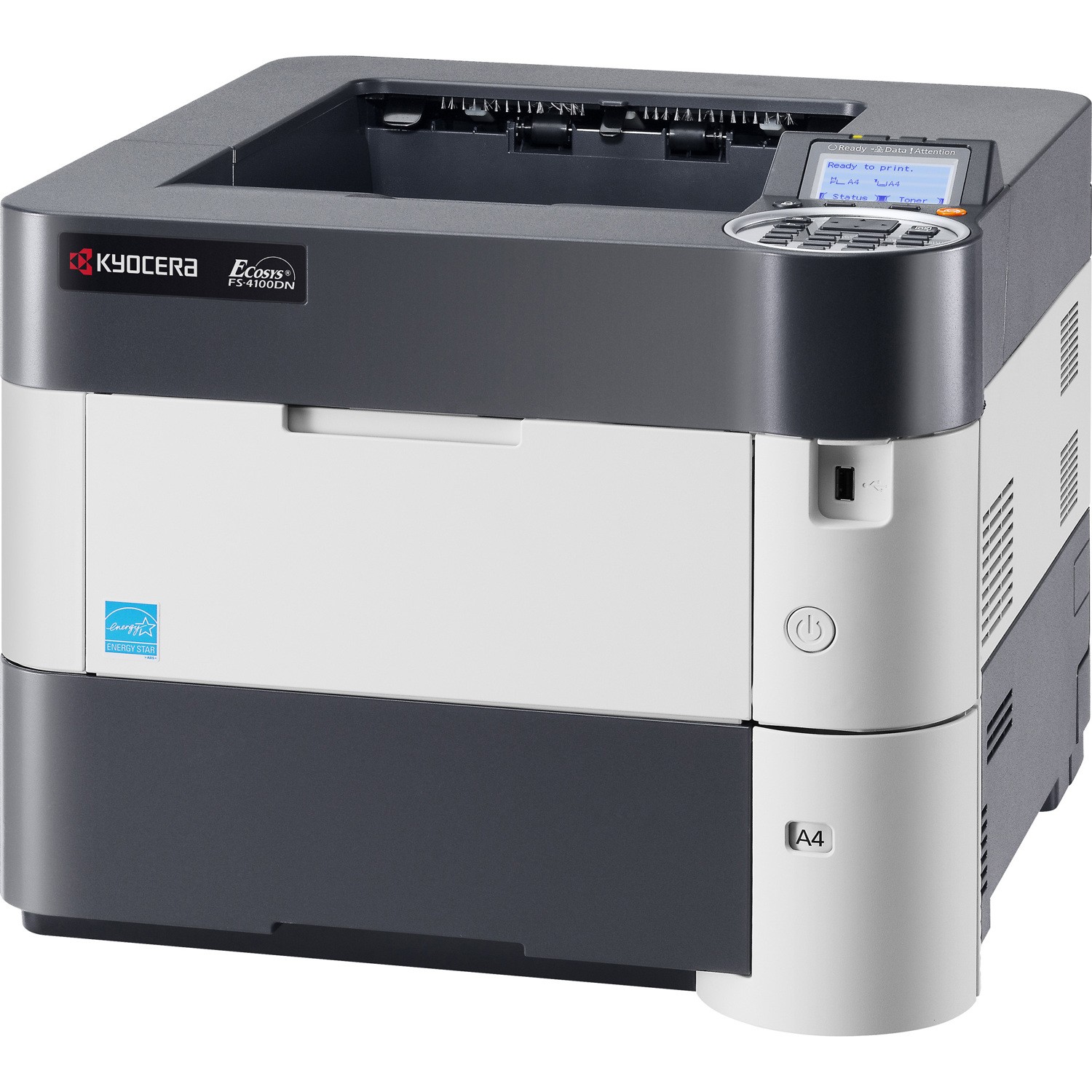 Kyocera Ecosys FS FS-4100DN Desktop Laser Printer - Monochrome