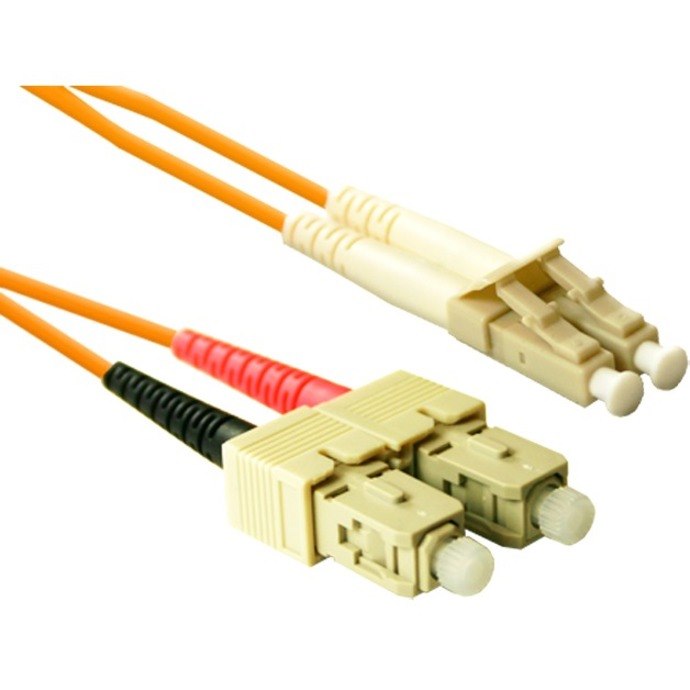 ENET 9M SC/LC Duplex Multimode 62.5/125 OM1 or Better Orange Fiber Patch Cable 9 meter SC-LC Individually Tested