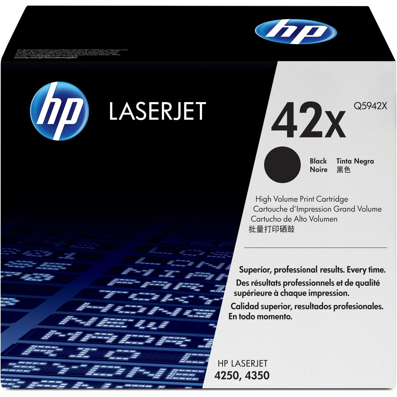 HP 42X Original Laser Toner Cartridge - Black - 1 Each