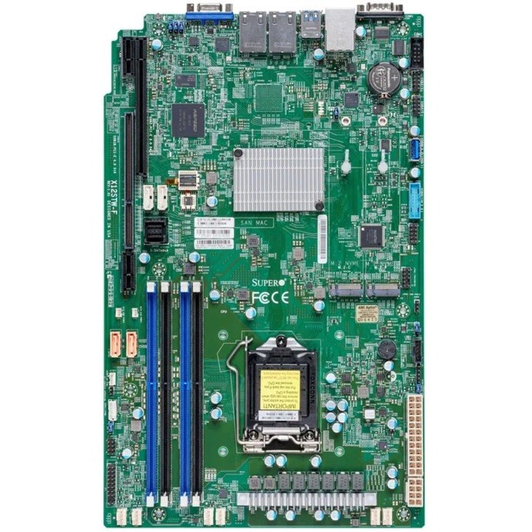 Supermicro X12STW-F Workstation Motherboard - Intel C256 Chipset - Socket LGA-1200 - Proprietary Form Factor
