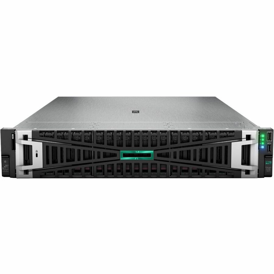 HPE ProLiant DL380 G11 2U Rack Server - 1 x Intel Xeon Silver 4410Y 2 GHz - 32 GB RAM - 12Gb/s SAS Controller