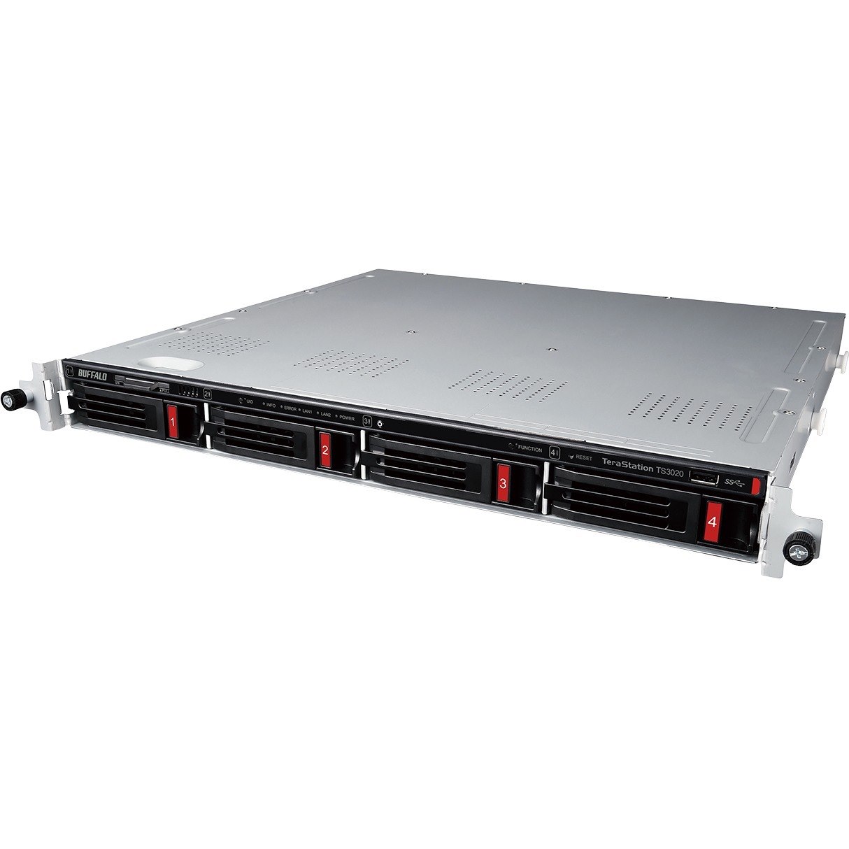 BUFFALO TeraStation 3420 4-Bay SMB 16TB (4x4TB) Rackmount NAS Storage w/ Hard Drives Included