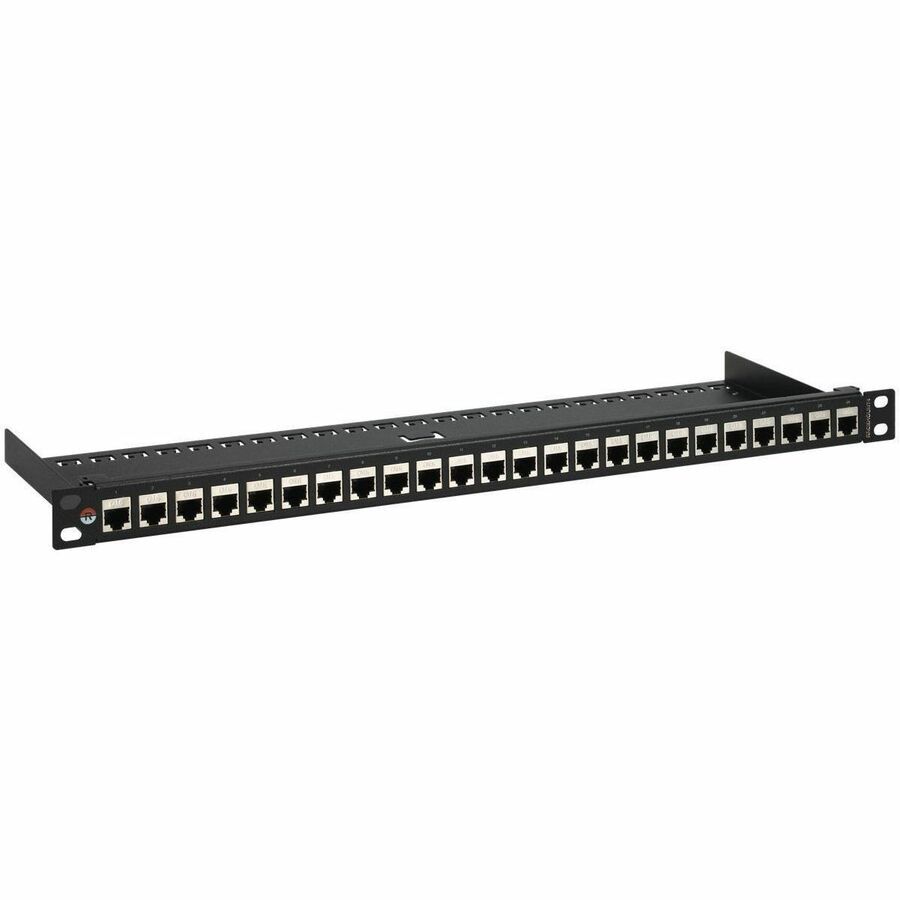 RACKMOUNT.IT 24 Poort(en)Netwerkdraadverbindingspaneel - Gitzwart